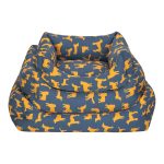 Pet Comfort Uniform Lacivert-Sarı Kedi ve Köpek Yatağı S 40x50cm - Görsel 4