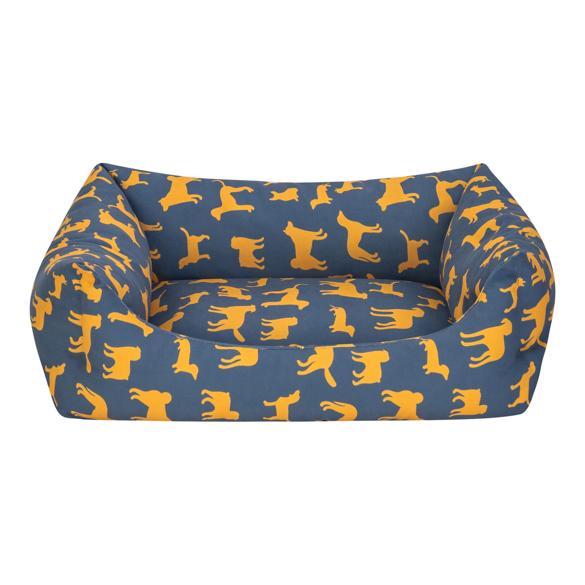 Pet Comfort Uniform Lacivert-Sarı Kedi ve Köpek Yatağı S 50x60cm - Görsel 1