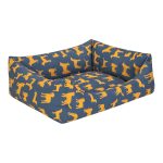 Pet Comfort Uniform Lacivert-Sarı Kedi ve Köpek Yatağı S 50x60cm - Görsel 2