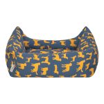 Pet Comfort Uniform Lacivert-Sarı Kedi ve Köpek Yatağı S 50x60cm - Görsel 3