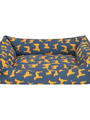 Pet Comfort Uniform Lacivert-Sarı Köpek Yatağı M 60x70cm