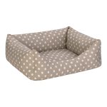 Pet Comfort Uniform Bej Puantiyeli Kedi ve Köpek Yatağı XS 40x50cm - Görsel 2