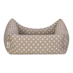 Pet Comfort Uniform Bej Puantiyeli Kedi ve Köpek Yatağı XS 40x50cm - Görsel 3