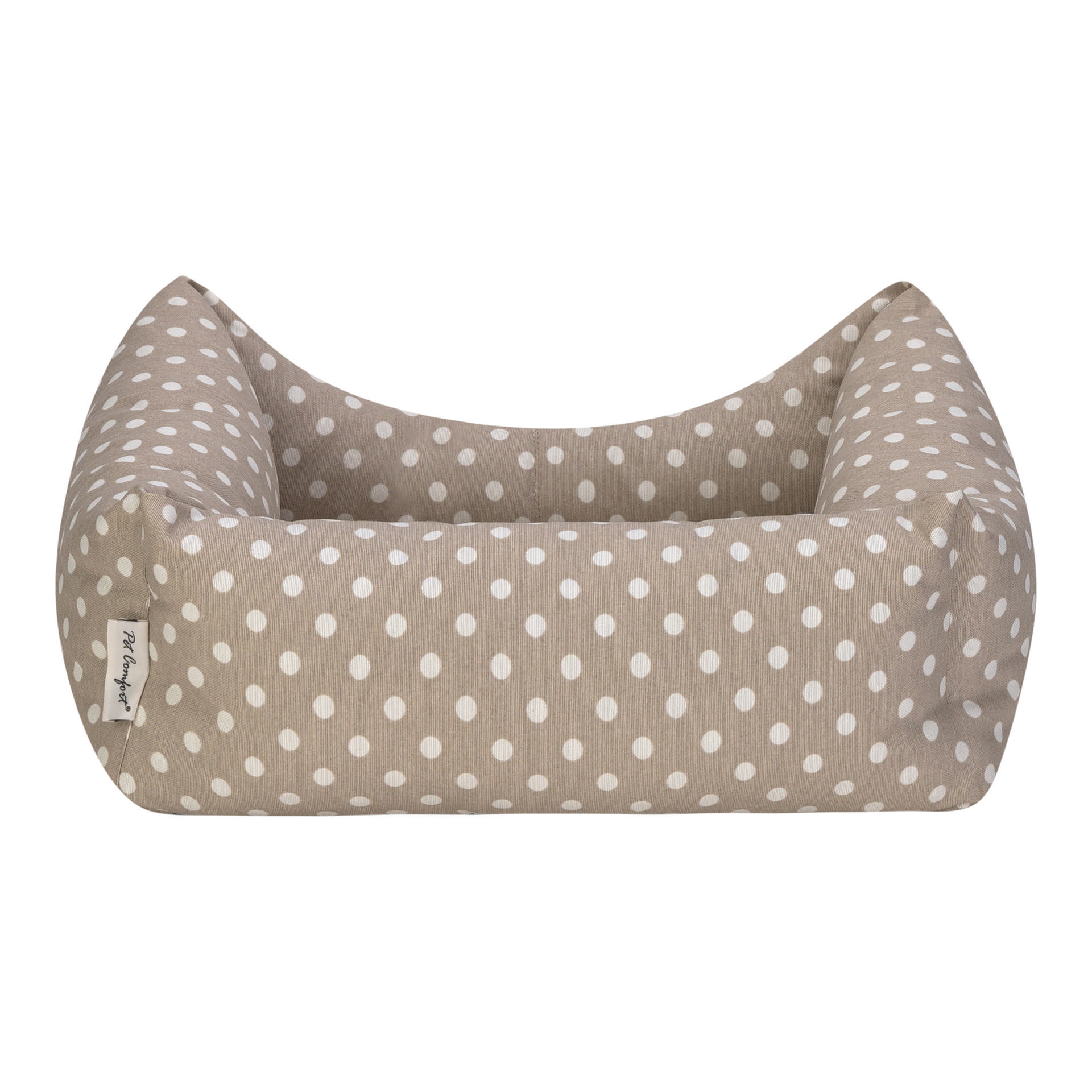 1033024_pet-comfort-uniform-bej-puantiyeli-kedi-ve-kopek-yatagi-s-40x50cm-mekan-kpek-yata-pet-comfort-18360-41-B.jpg Pet Comfort Uniform Bej Puantiyeli Kedi ve Köpek Yatağı XS 40x50cm - Görsel 3