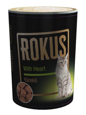 ROKUS YÜREKLI KEDI KONSERVESI 410G