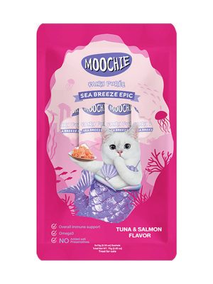 Moochie Sıvı Kedi Ödülü Ton-Somon 5x15 Gr