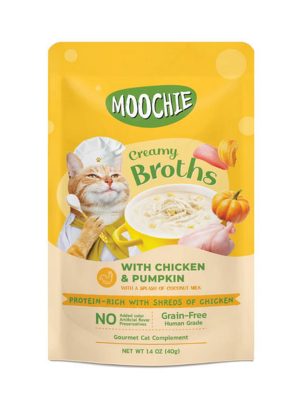 Moochie Çorba Kedi Ödülü Tavuk-Balkabağı 40 Gr