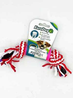 EuroDog Diş İpi Diş Kaş. Pembe Düğme Kır.Bey. 20cm