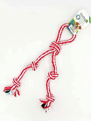 EuroDog Diş İp Hlk.Diş Kaşıma Beş Düğ.Kır.Bey 40cm