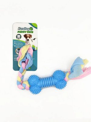 EuroDog Puppy Toys Mavi Kemik Diş Kaşıma Oyuncağı