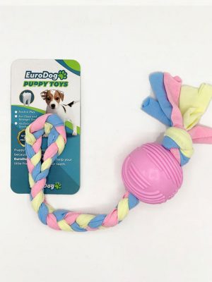EuroDog Puppy Toys Pembe Top Diş Kaşıma Oyuncağı