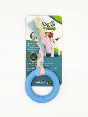 EuroDog Puppy Toys Mavi Halka Diş Kaşıma Oyuncağı