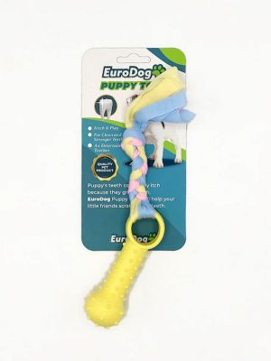 EuroDog Puppy Toys Sarı Ufak Kemik Diş Kaşıma Oy.