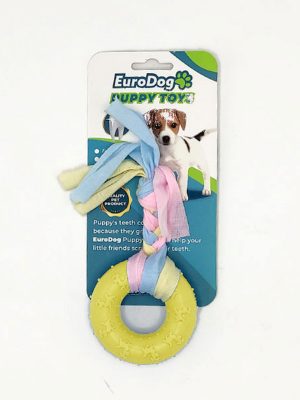 EuroDog Puppy Toys Sarı Ufak Halka Diş Kaşıma Oy.