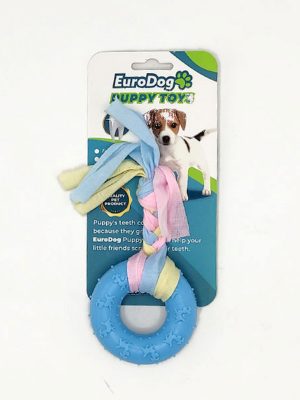EuroDog Puppy Toys Mavi Ufak Halka Diş Kaşıma Oy.