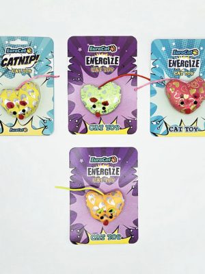 EuroCat Kedi Oyuncağı Yaldızlı Kalp