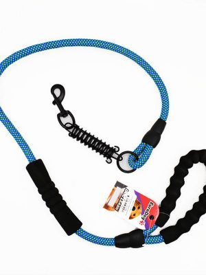 EuroDog Köpek Uzatma Reflektörlü 14mm x 120cm Mavi