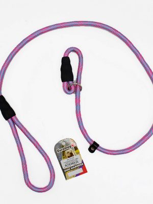 EuroDog Köpek Uzatma +Boğma 14mmx120cm Pembe Mavi