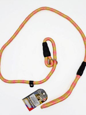 EuroDog Köpek Uzatma +Boğma 14mmx120cm Sarı Pembe