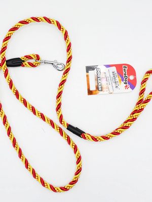EuroDog Köpek Uzatma 8mm x 120cm Sarı Kırmızı