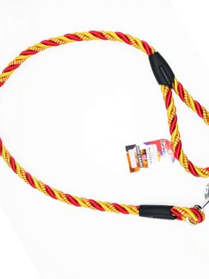 EuroDog Köpek Uzatma 14 mm x 120cm Sarı Kırmızı