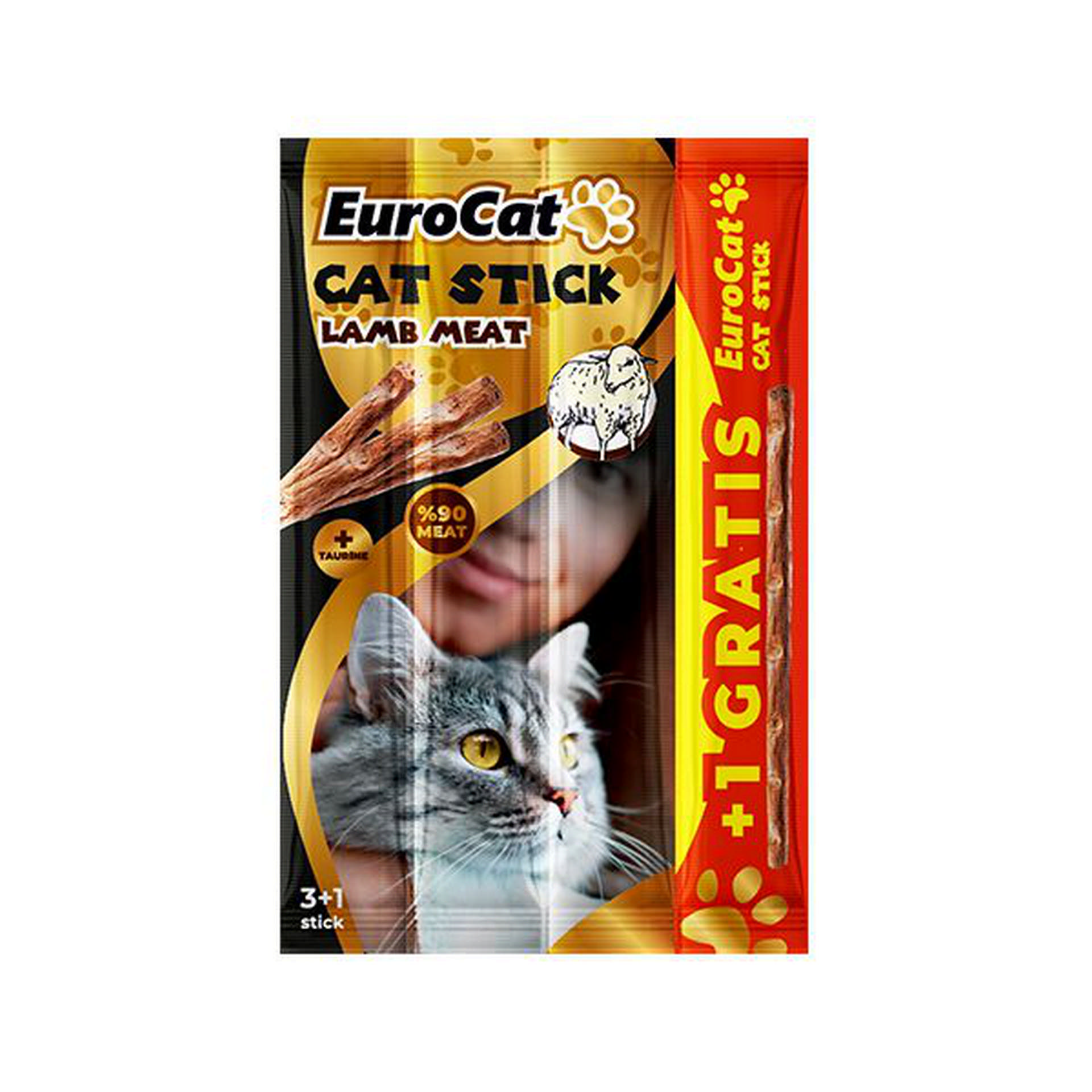 1048165_458-5152.jpg EuroCat CatStick Kuzu Etli 4x5 gr - Görsel 1