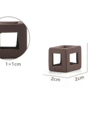 Karides Seramik Küp Kalın 2x2 cm