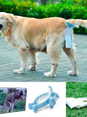 Köpek Kuyruğa Takılan Dışkı Toplama Mandalı (20 Ad Torbalı)