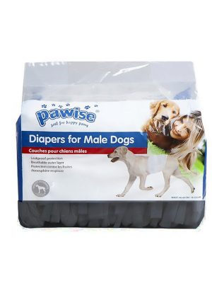 Pawise Kullan At Erkek Köpek Alt Bezi Siyah S