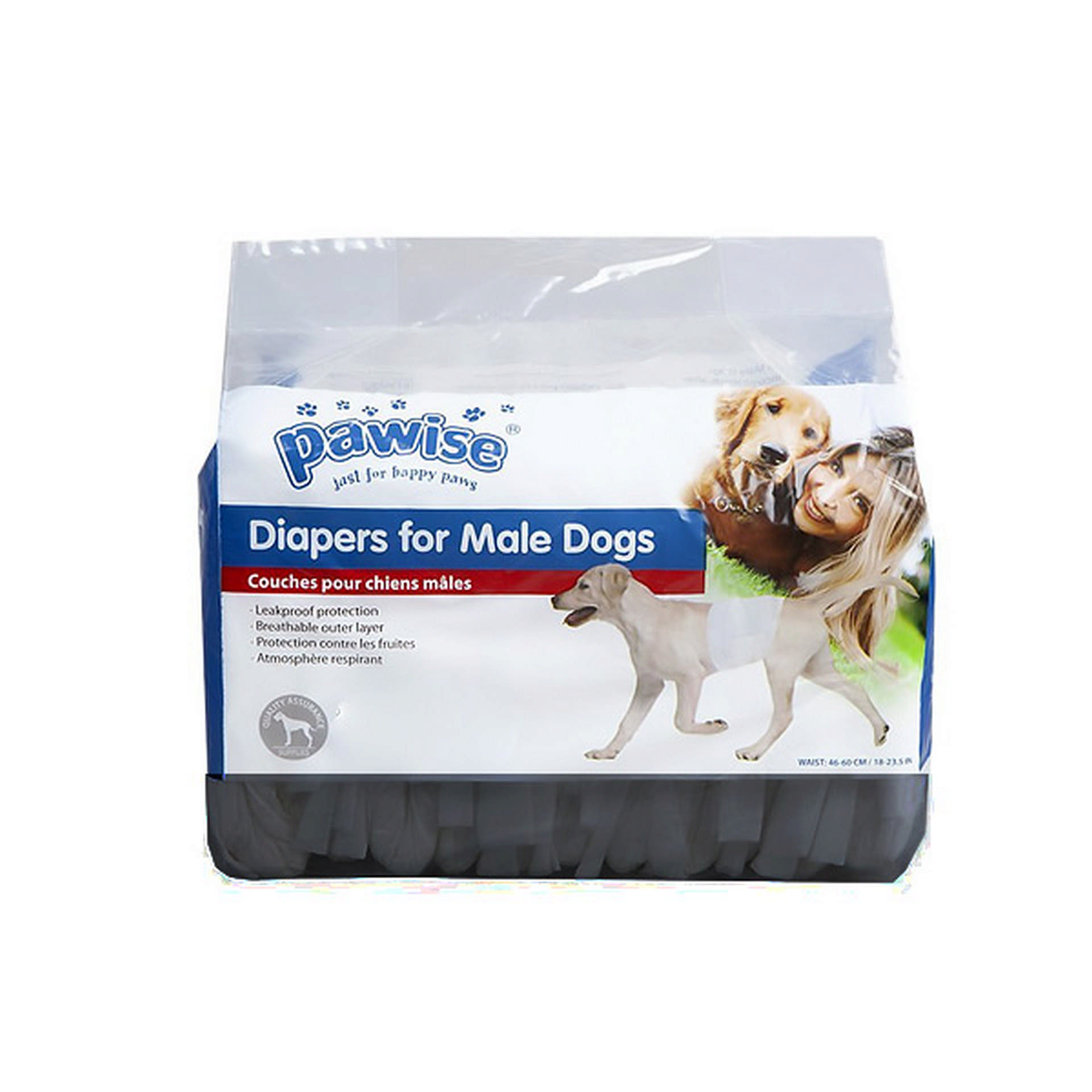 1048548_679-12985.jpg Pawise Kullan At Erkek Köpek Alt Bezi Siyah S - Görsel 1