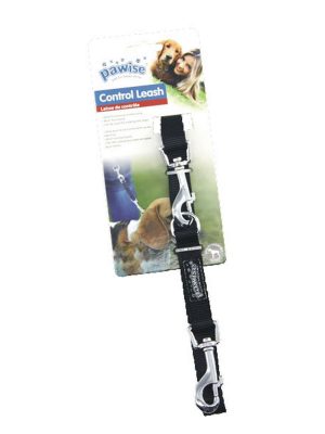 Pawise Dog Comp.Control M (1.5Cmx72") Tasma Siyah
