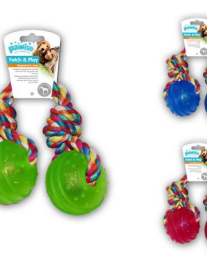 Pawise İki Toplu Diş İpi Köpek Oyuncağı 42 cm