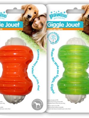 Pawise Giggle Jouet Sesli Kauçuk Kemik Köpek Oyuncağı 12 cm