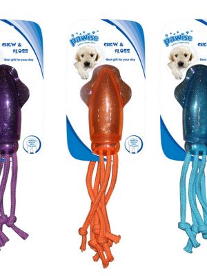 Pawise Mürekkep Balığı İpli Oyuncak S Boy