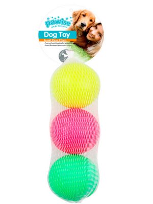 Pawise Üçlü Sünger Top Parlak Renk