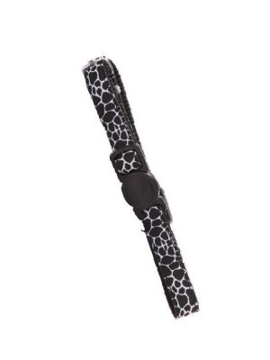 Pawise Kedi Boyun Tasması Siyah Beyaz Mermer Desen