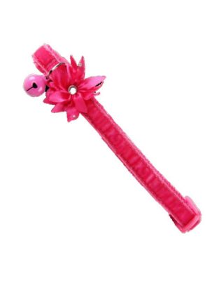 Pawise Çiçekli Kedi Boyun Tasması Pembe