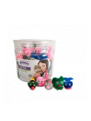 Pawise Kedi Oyuncağı Karışık Hayvan 72 Adet Kutulu