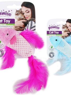 Pawise Catnipli Peluş Balık Kedi Oyuncağı 9 cm
