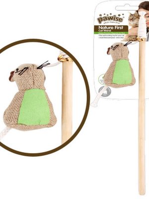 Pawise Nature First Kedi Oltası Fareli 35,5 cm