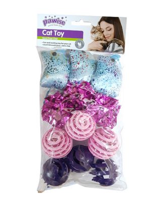 Pawise Karışık Kedi Oyuncağı 12 Adet Oyuncak