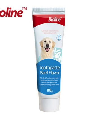Bioline Köpekler İçin Biftek Aromalı Diş Macunu 100 gr
