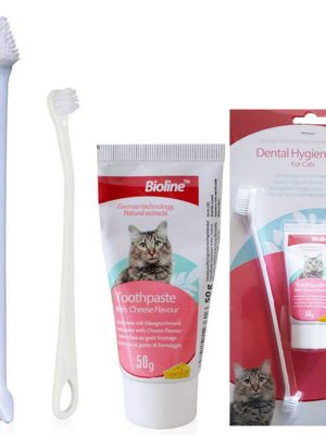 Bioline Peynir Aromalı Kedi Ağız Bakım Seti