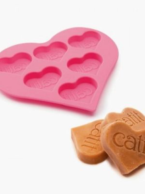 Catit Sıvı Ödül Dondurma Kabı Kalp 13x15x1,1Cm