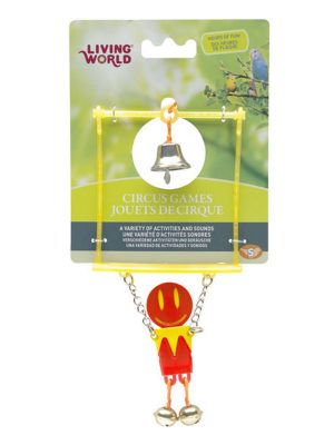 Living World Trapez Kuş Oyuncağı (Kırmızı)