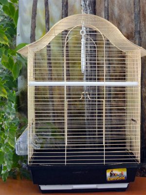 Pirinç Telli Kuş Kafesi 34,5x28x54,5 cm