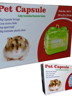 Pet Capsule Akrilik Hamster Kafesi