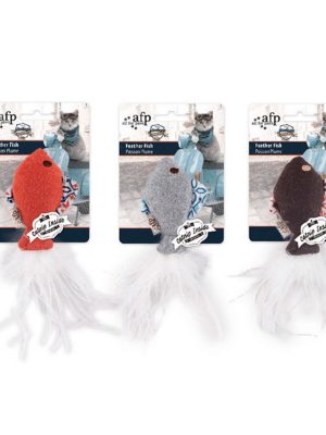 Afp Vintage Cat - Peluş Tüylü Balık Oyuncak