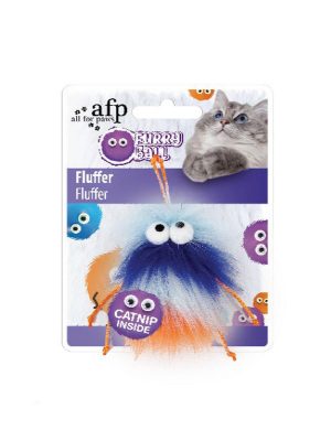 Afp Furry Ball - Tüylü Renkli Fare Oyuncak Turuncu