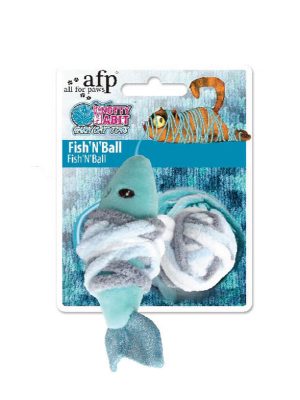 Afp Knotty Habit - Renkli Peluş Balık İpli Oyuncak